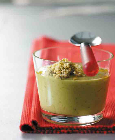 Суп из сырых авокадо и огурцов , Рецепт приготовления